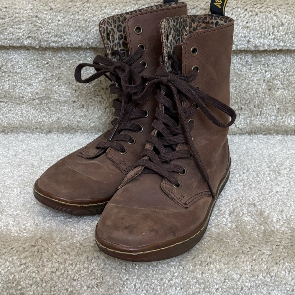 Brown Leather Women's Boots